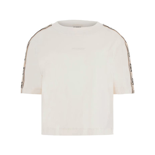 Guess Γυναικεία κοντομάνικη μπλούζα Britney Crop Tee